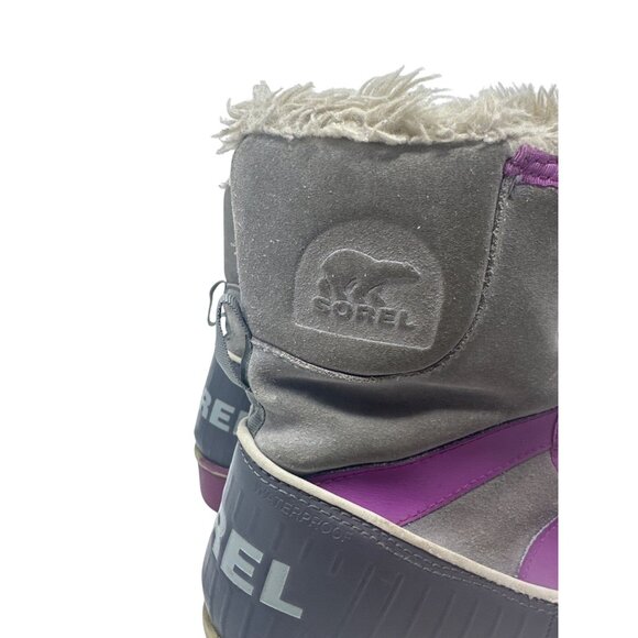 Sorel Girls Waterproof Insulated Faux Fur Lining Durable Winter Boots Size 4 - Picture 2 of 16